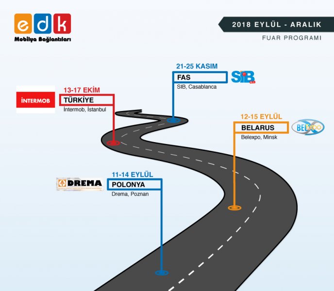 2018 Eylül - Aralık Fuar Programı